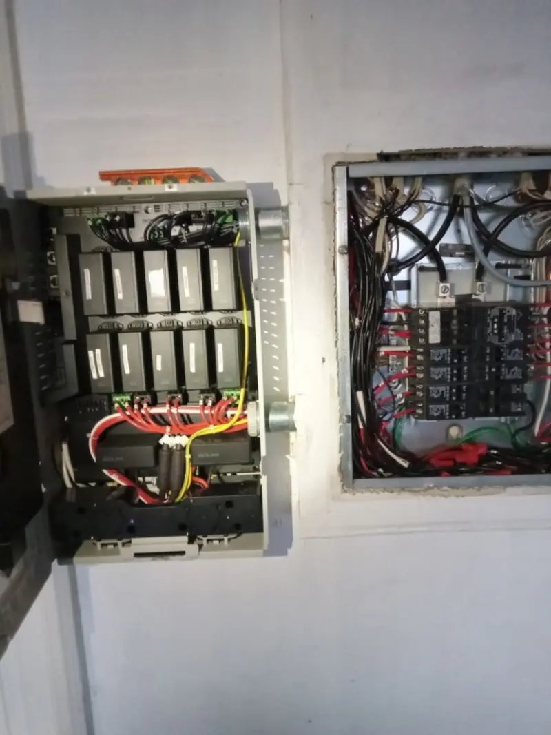 Electrical panel upgrade completed for Security Camera Wiring in Fort Edward